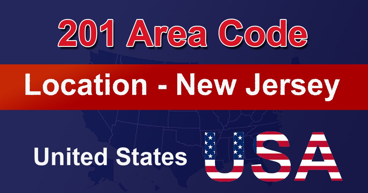 201 Area Code 201 Area Code