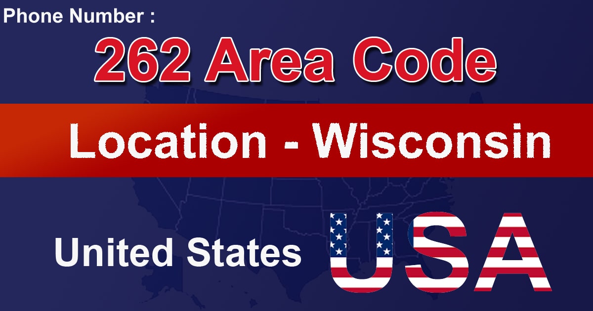 262 Area Code 262 Area Code