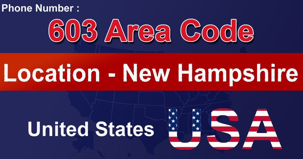 603 Area Code 603 Area Code