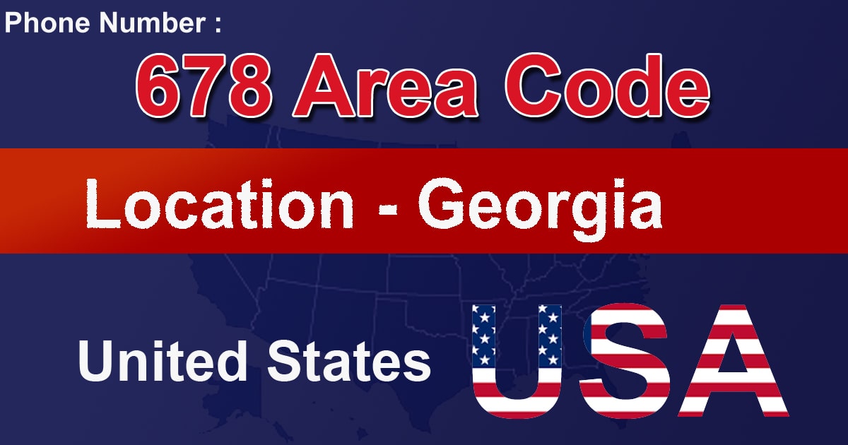 678 Area Code
