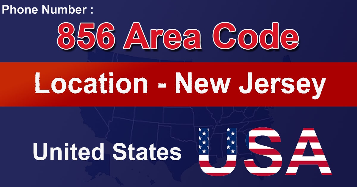 856 Area Code
