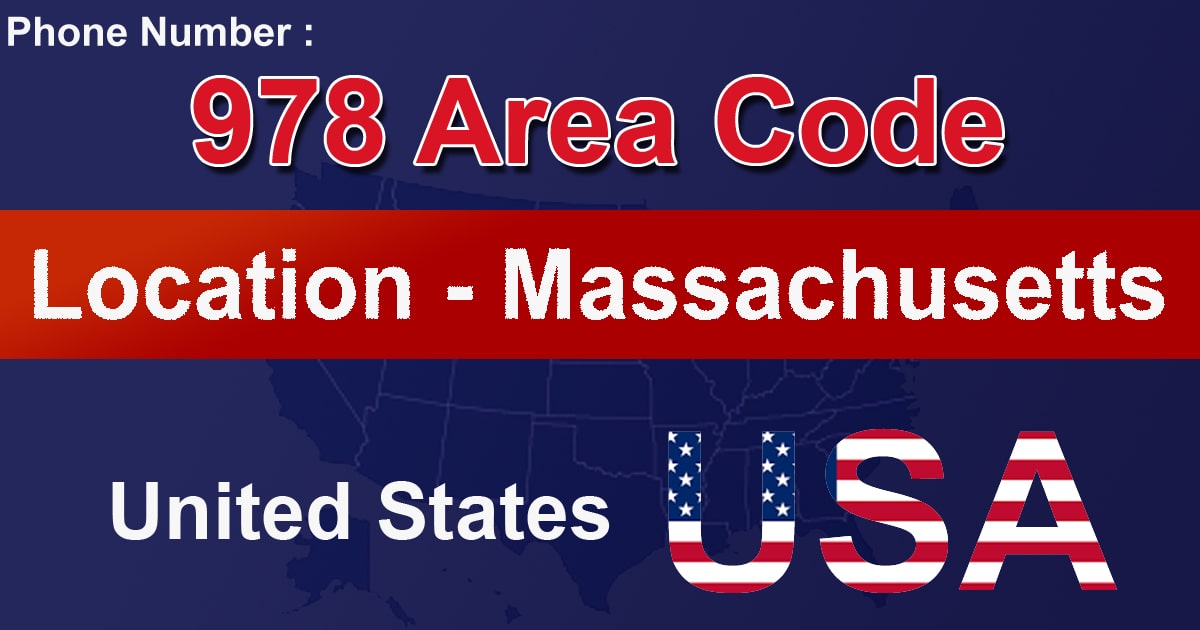 978 Area Code 978 Area Code